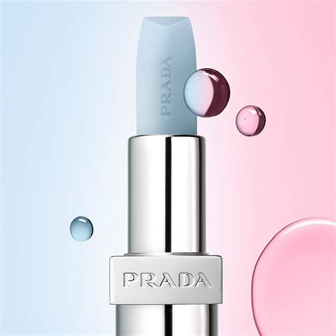 prada beauty lip balm astral pink|Prada color changing lip balm.